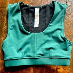 Oiselle Women's Green Sports Bra